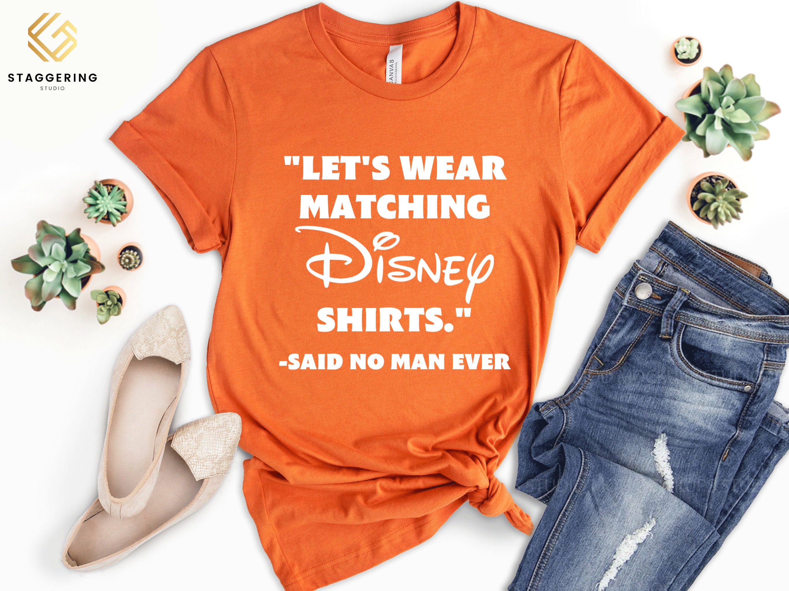 Let's Wear Matching Disney Shirt Said No Man Ever Cool - Etsy
