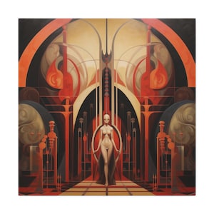 Art Deco Artwork - Art Deco Print, Art Deco Wall Art, Art Deco Painting