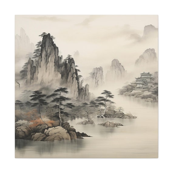 Chinese Painting - natural Chinese landscape painting, Chinese wall art
