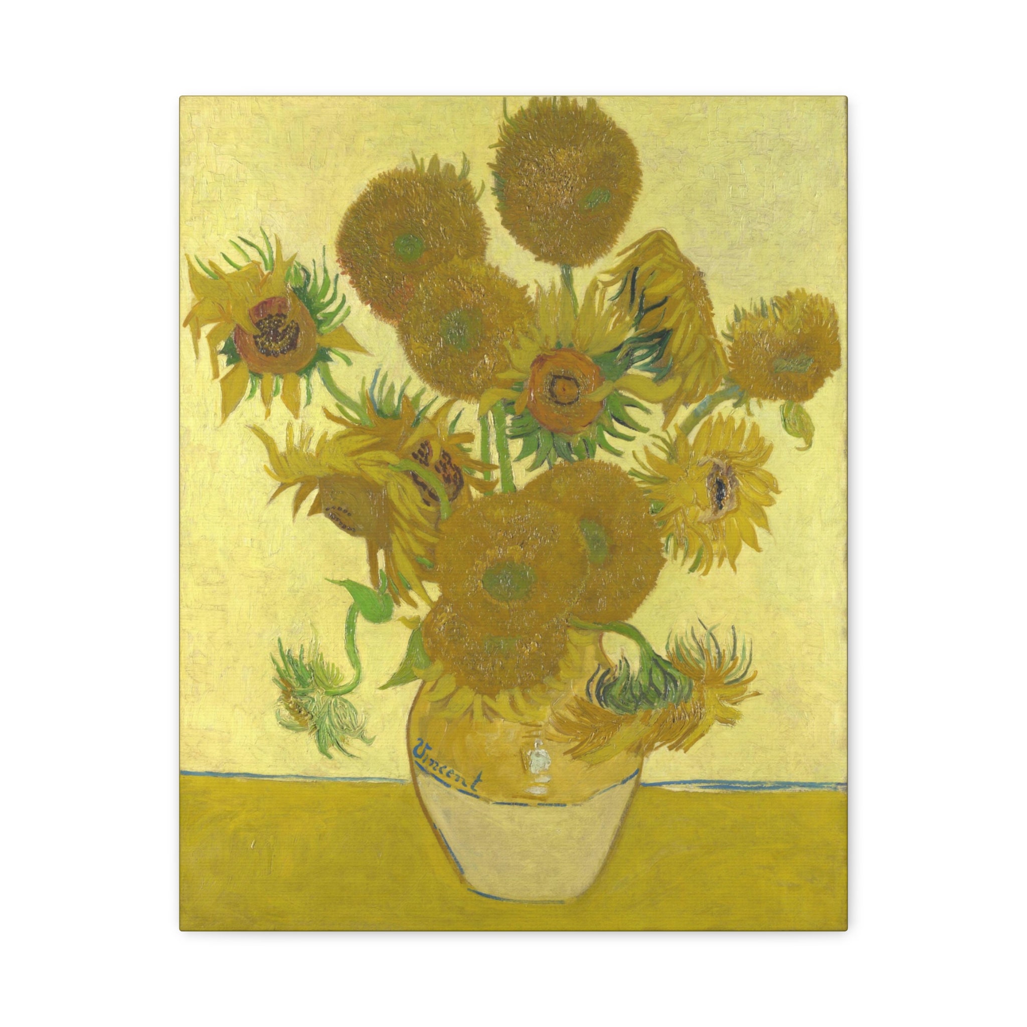 Van Gogh Sunflowers Canvas Print Van Gogh Painting Van Gogh Etsy