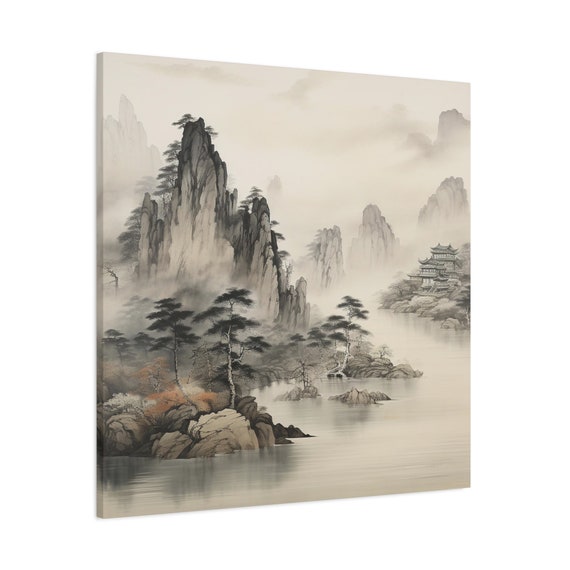 中国絵画 - 中国の自然風景画、中国の壁掛けアート - Etsy 日本
