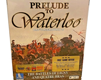 Battleground 8 Prelude To Waterloo PC Big Box Game CD Rom Talonsoft 1997 Sealed
