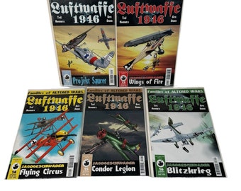 Luftwaffe 1946 Word War II Families Of Altered Wars 5 Lot de 5 bandes dessinées 12-16