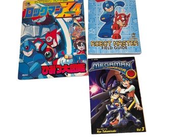 Mixed Lot Of Mega Man Manga Graphic Novels Japanese And English