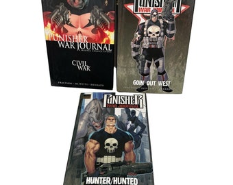 Punisher War Journal Marvel Premiere Edition Hardcover Vol 1-3 All First Print