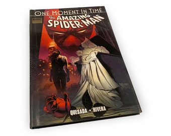 Incredibile Spider-Man One Moment in Time Premiere con copertina rigida prima stampa