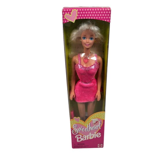 Sweetheart Barbie Doll 1997 Mattel 18608 New in Package Blonde With Blue Eyes Etsy UK
