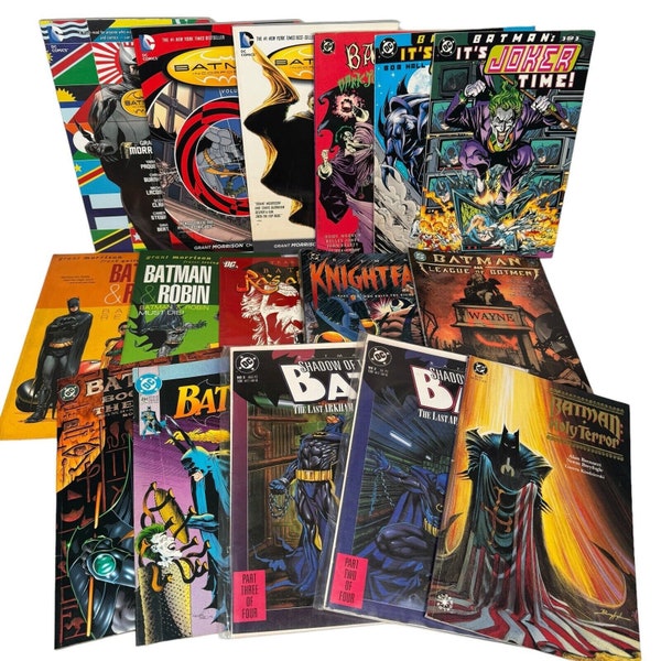 Lot 16 Batman Comics and Graphic Novels Elseworlds Joker Shadow Of The Bat & More