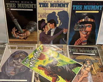 VTG The Mummy or Ramses the Damned 1-6 + Mummy Monster Comics, VF/NM, 1990-1991