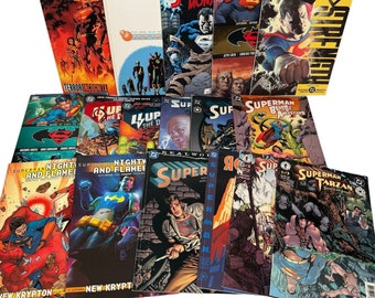 Mixed Lot Of 17 Superman Comics And Graphic Novels Crossover Elseworlds & More