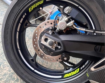 Triumph Street Triple Moto2 Edition Moto2 Logo Vinilos para ruedas x8