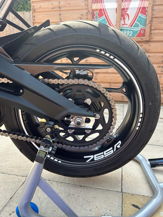 labelbike - Stickers Strepen Motorfiets Velgen Wielen 17-19 voor Beschermingsset compatibel met DUCATI MULTISTRADA 950 vanaf 2017