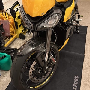 Kit in vinile per cerchi Triumph Street Triple 765RS Cosmic Yellow immagine 3