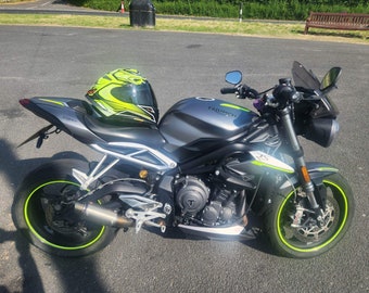 Kit de cobertura de acento secundario 2017 Triumph street triple 765rs