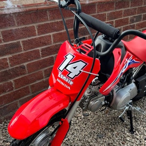 Custom racing number
