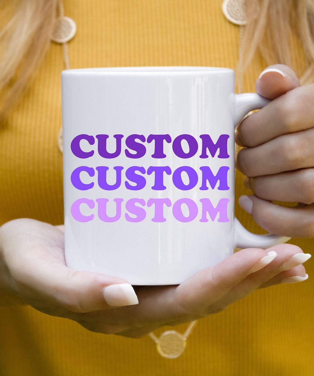 Custom Ombre Mug Customizable Personalized Mugs Custom Mug Design Your