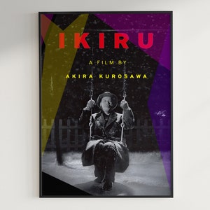 Framed, Ikiru, Movie Poster 1952