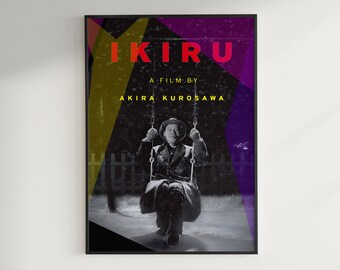 Enmarcado, Ikiru, póster de película 1952