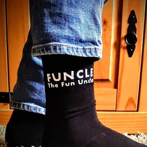 Funcle the Fun Uncle Socks - Personalised Best Uncle Socks | UK Gift Socks Men's Uncle Socks