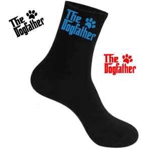 The Dogfather Socks - Fathers Gift Socks from the Dog | Dog Dad