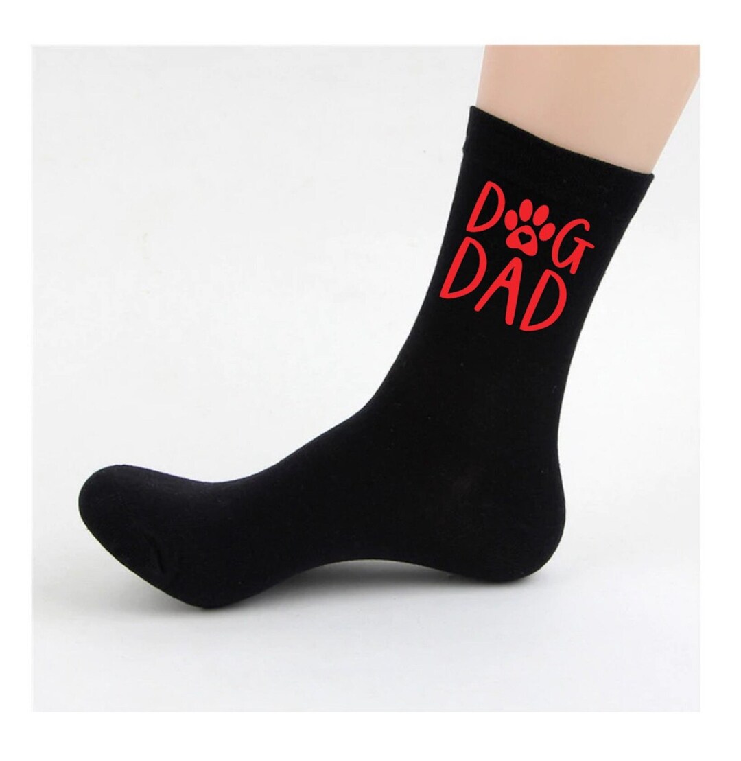 Dog Dad or Mum Socks Dog Lover Socks. Novelty UK Gift Socks Etsy UK