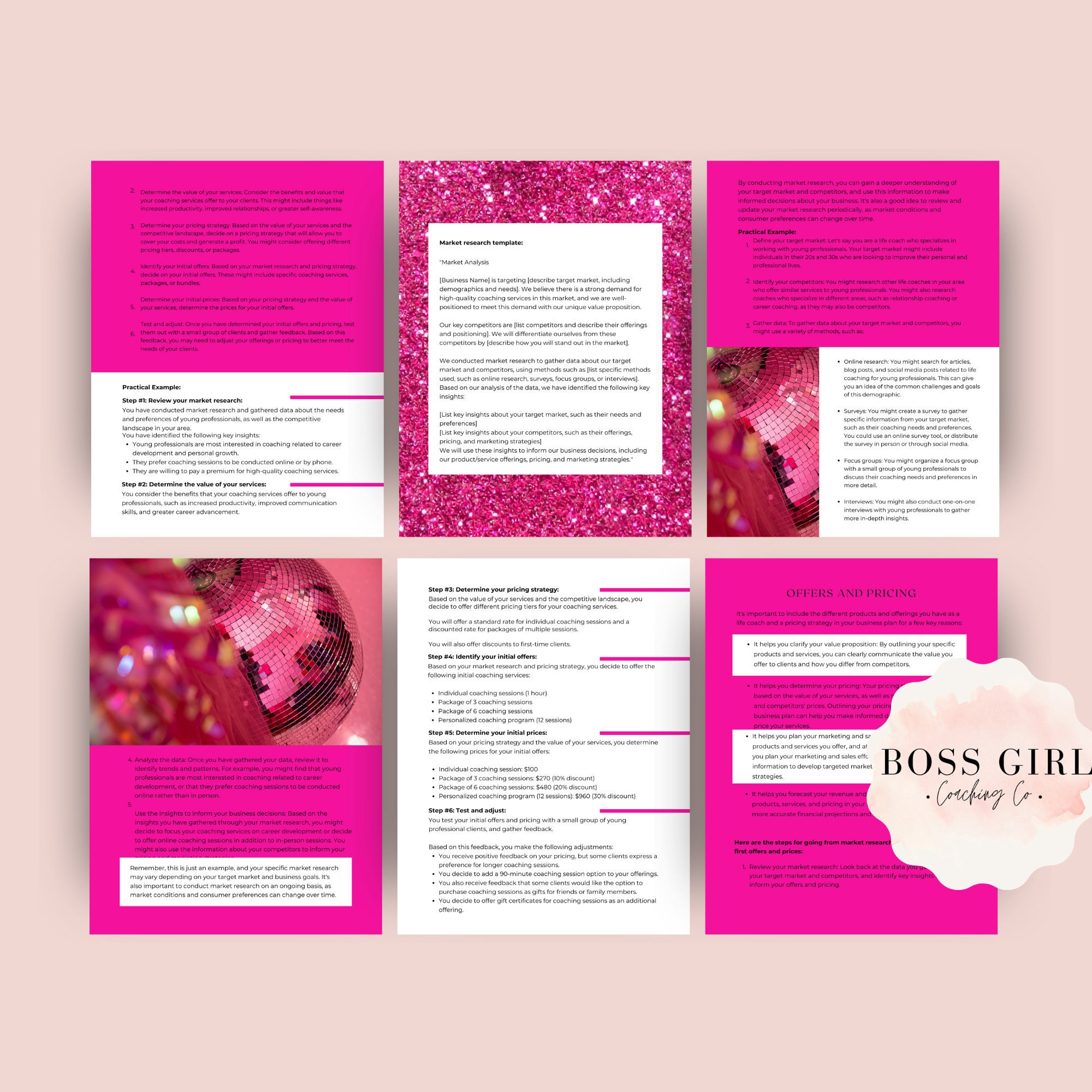 Coaching Business Plan Template Life Coach Business Plan Template Small ...