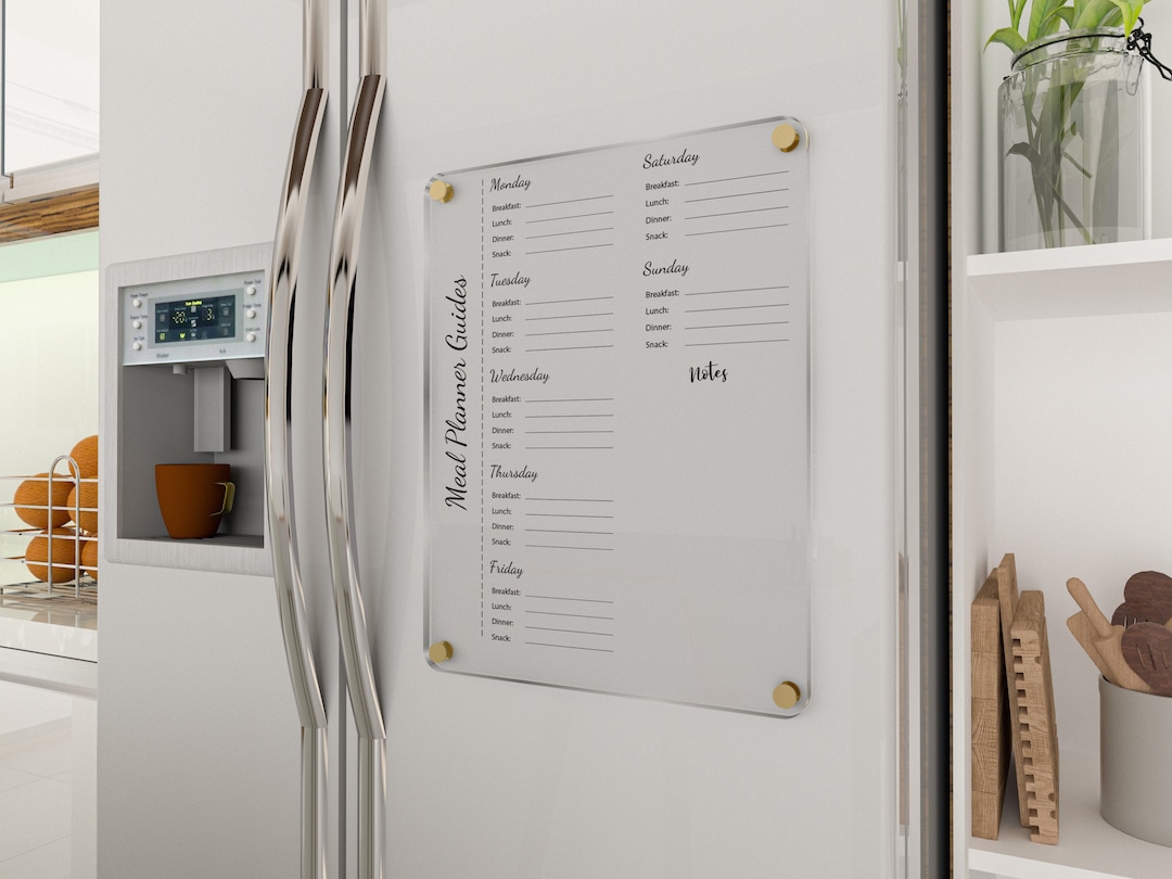 magnetic-weekly-acrylic-calendar-magnetic-calendar-fridge-etsy