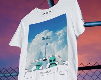 T-shirt de croisière Heaven Sky Aliens en demi-teinte