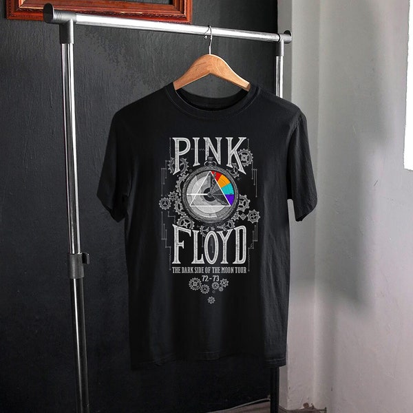 Pink Floyd - The Dark Side Of The Moon 72-73 schwarzes T-Shirt