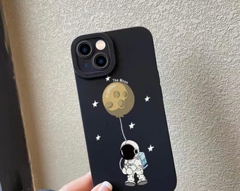 Astronaut Handyhülle schwarz