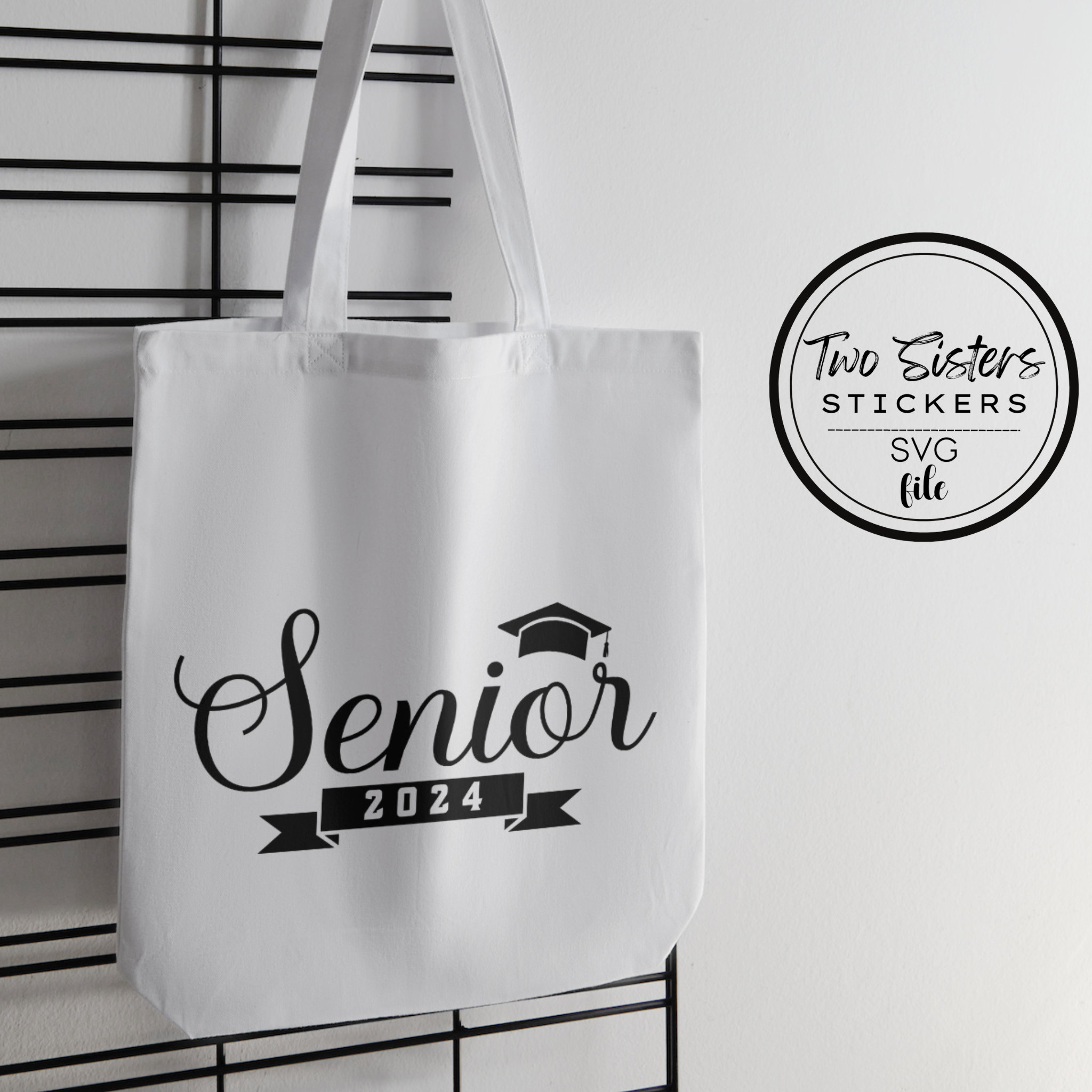 Senior 2024 Grad Cap SVG & PNG Files High School Graduation Shirt ...