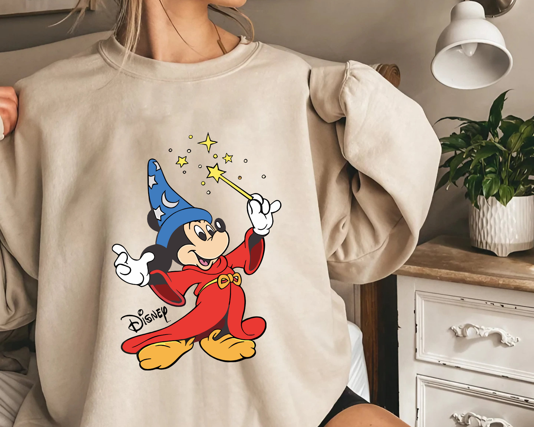 Disney Fantasia Sorcerer Mickey Mouse Magic Wizard Shirt Fantasmic Disney Hoodie Hollywood Studios Shirt Mickey Fantasia Sweatshirt Etsy