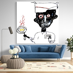 Basquiat Eyes Eggs - Etsy