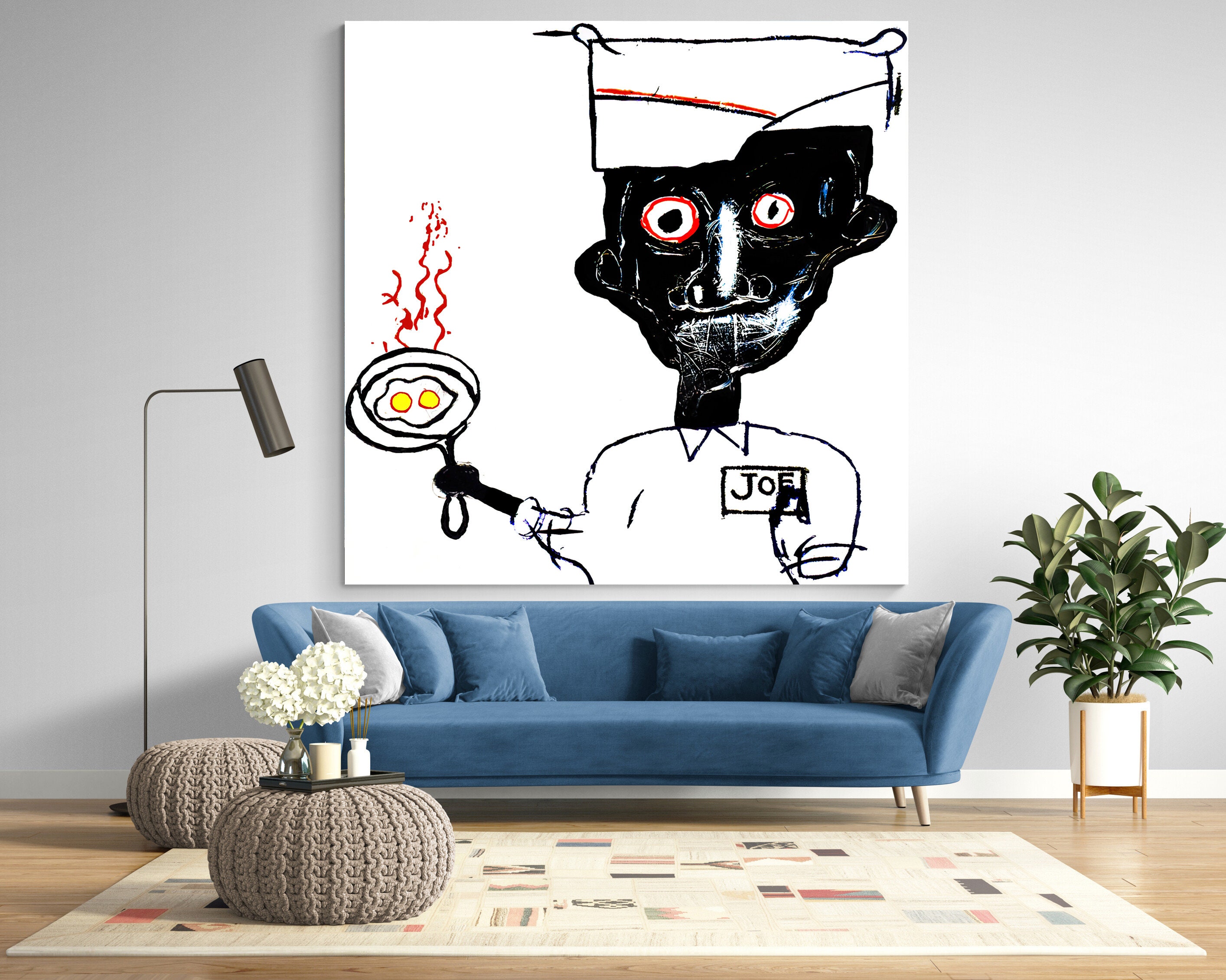 Basquiat Eyes Eggs - Etsy