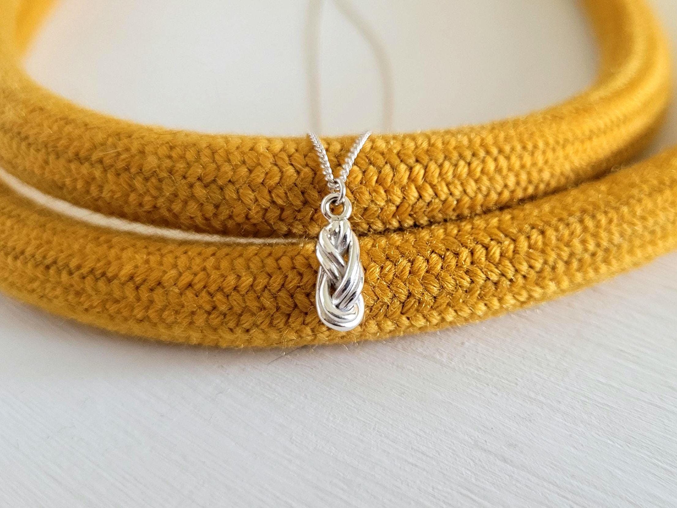 Figure 8 Knot Necklace - Etsy