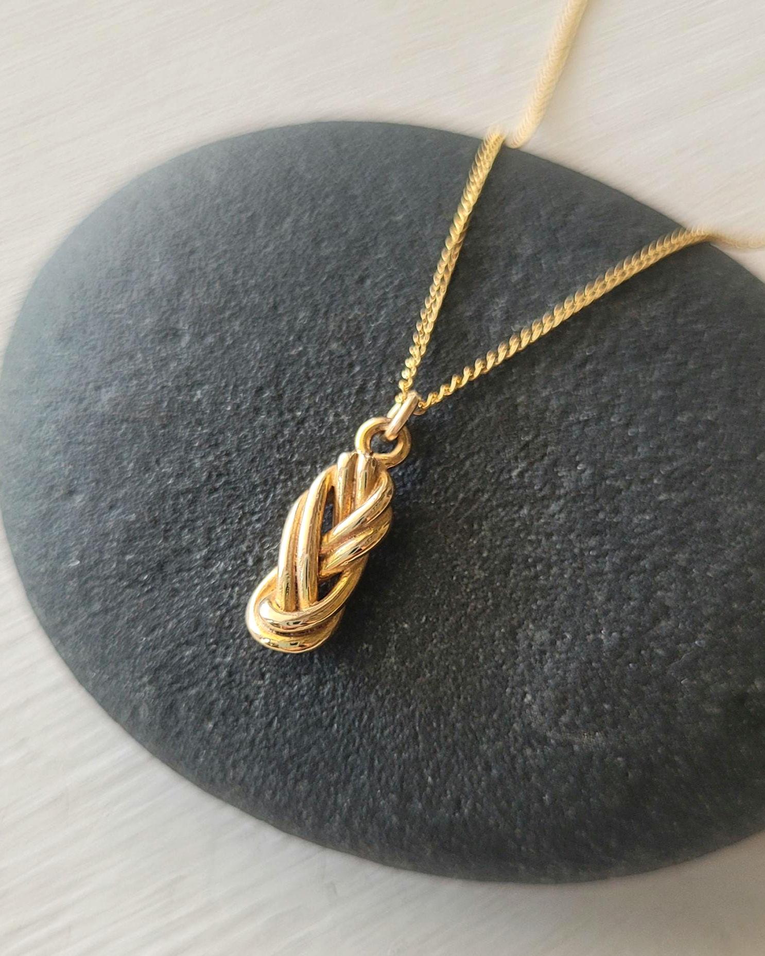 Figure 8 Knot Necklace - Etsy