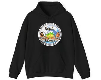 Beach Please Channel Logo Hoodie
