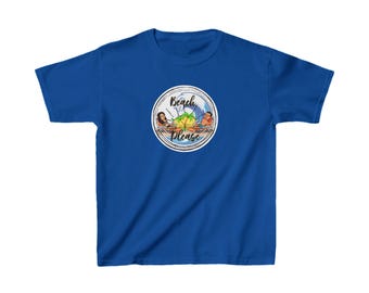 Beach Please Kids Heavy Cotton Tee