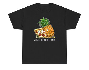 Funny Pizza Shirt Pineapple on Pizza Pepperoni