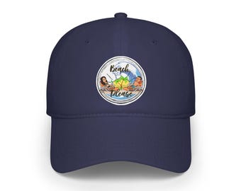 Beach Please Low Profile Baseball Cap