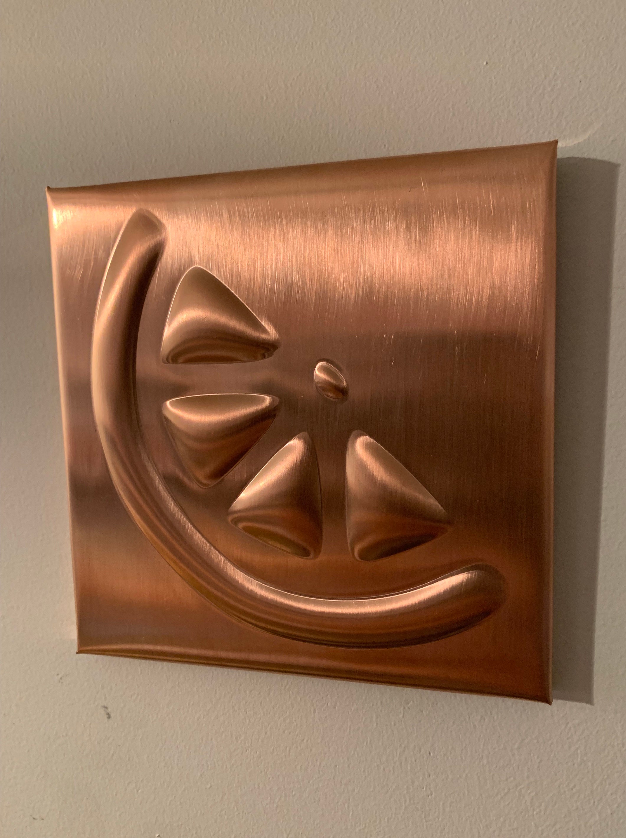 Copper Tile Backsplash Set of 4 Custom Copper Tile Wall Decor Etsy