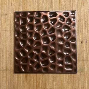 Hammered copper design copper tile, decorative copper panel, backsplash