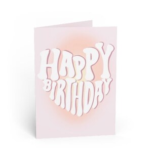 Sweet Pea Digital Design Birthday Card