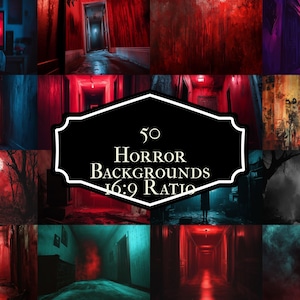 a collection of horror backgrounds and textures