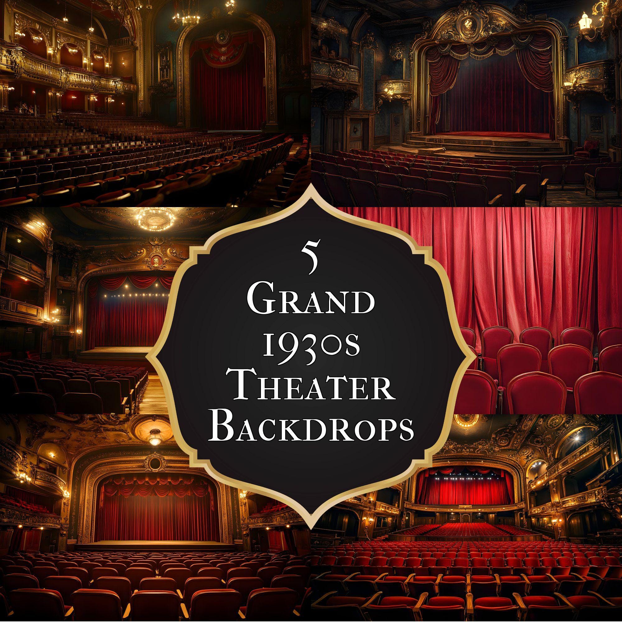 Movie Theater Digital Background