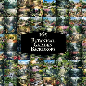 165 Botanischer Garten Kulissen für Fotografie, Florale Hintergründe, Natur Overlays, Hochzeit Kulissen, Mutterschaft Kulissen und Hintergründe