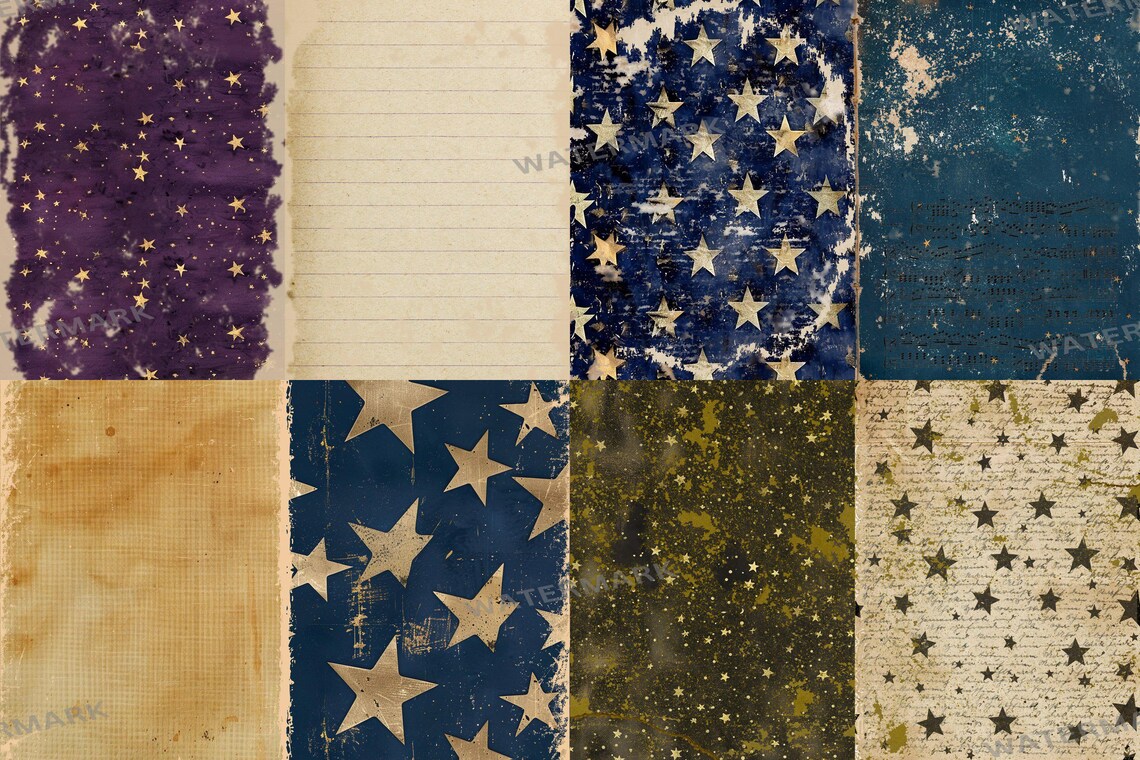 Celestial Junk Journal Pages – Starry Night Sky Printables (digital ...