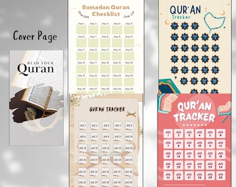 Quran Tracker I Quran Memorisation, Recitation I Islamic Printable I Quran Journal I PDF | Ramadan | Productivity