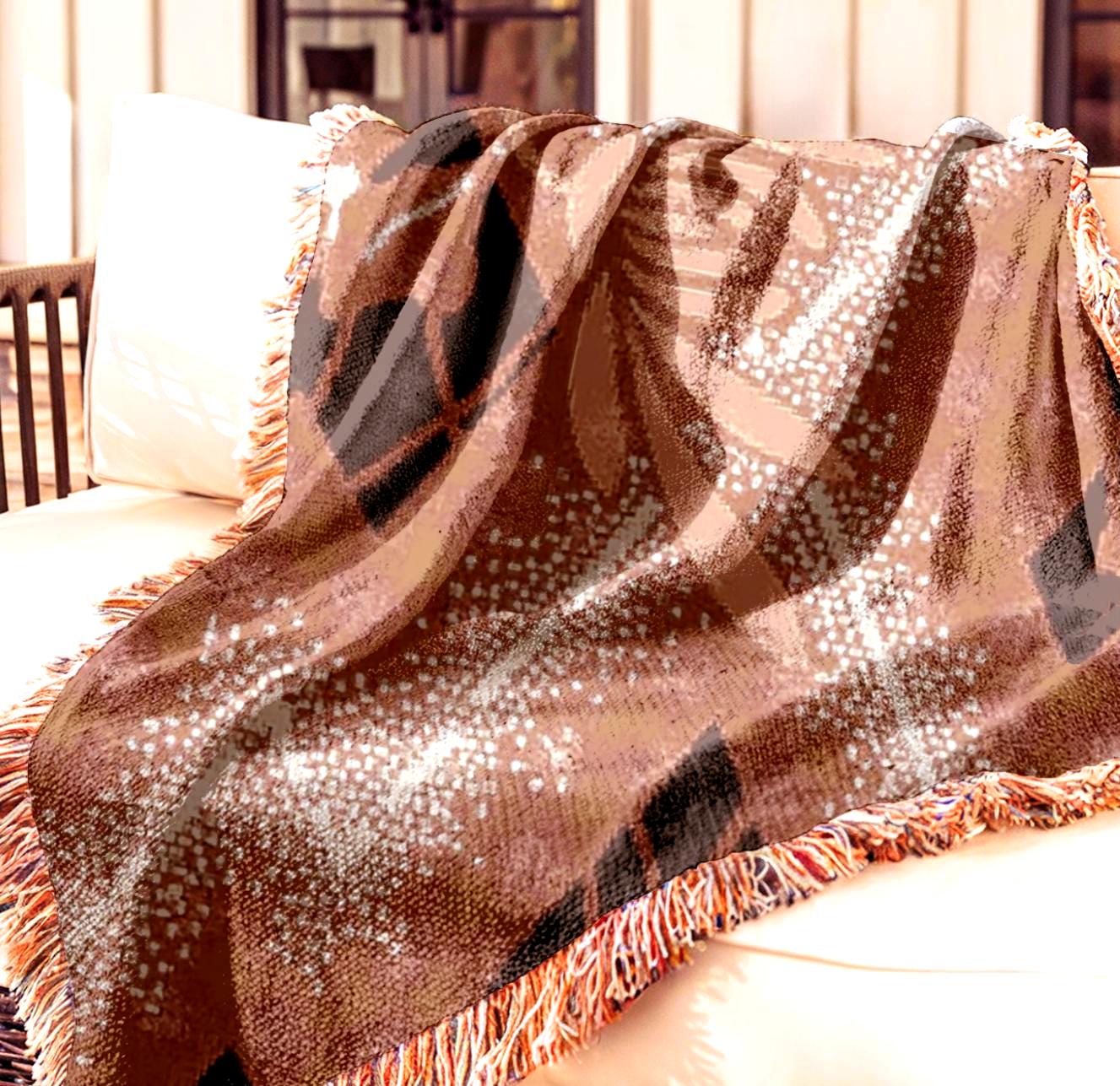 Rust Throw Blanket