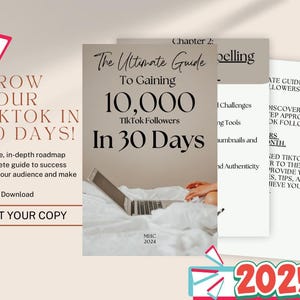10,000 Followers in 30 Days: The Ultimate TikTok Growth Blueprint - eBook (digital download) - Grow your TikTok following in 30 days